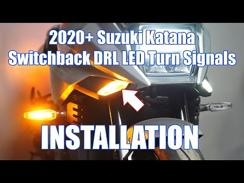 2020+ Suzuki Katana Switchback LED DRL Turn Signals Installation
