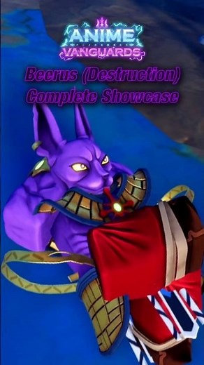 Beerus (Destruction) + Memoria Complete Showcase | Roblox | Anime Vanguards #roblox #animevanguards