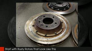 Brake Rotor Resurfacing with the Flex-Hone® for Rotors