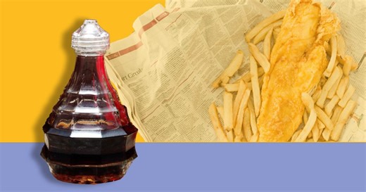 The vinegar you're using at fish and chip shops isn't really vinegar