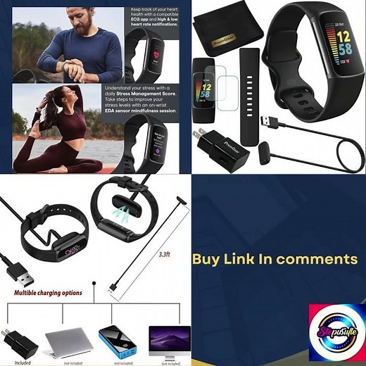 Fitbit Charge 5 | Advanced Fitness Tracker | Health Tracker | Built-in GPS