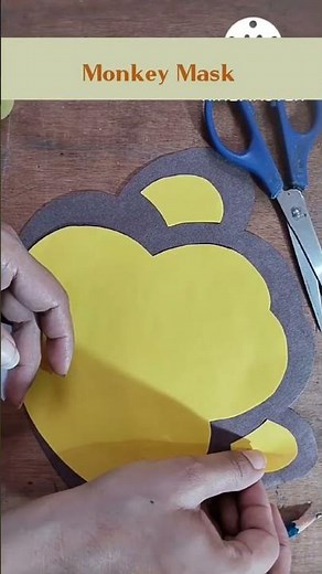How to make a monkey Mask easy step by step monkey Mask making