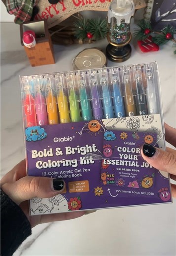 Explore Vibrant Grabby Acrylic Gel Pens for Easy Coloring