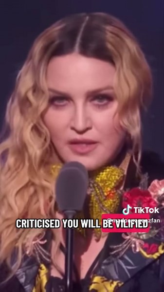 Madonna's Inspiring Speech on Empowerment