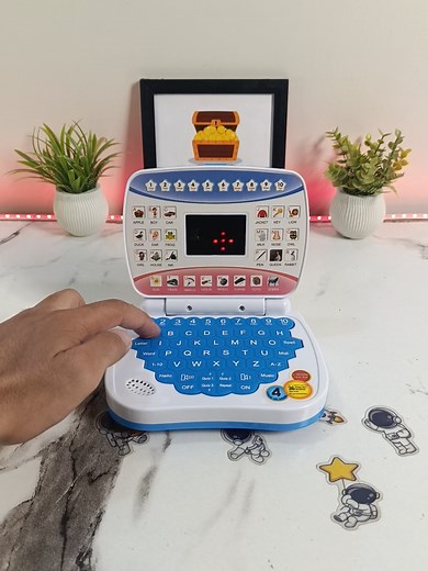 Enhance Learning with LED Mini Laptop Educational Toy