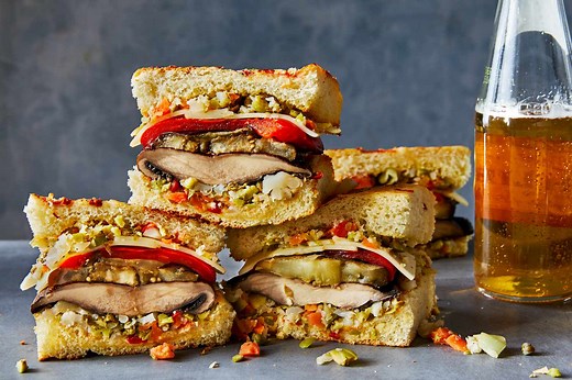 Vegetarian Muffulettas Recipe