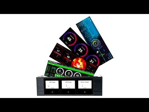 Lamptron Unveils Silver Versions of HC060 and HM049 PC Hardware Monitors