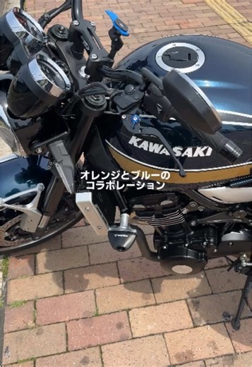 相手のバイクもかなりモンスター🧌 #kawasaki #z900rs #ツーリング