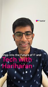 423K views · 9.7K reactions | Meet Hariharan, our IT Senior Manager for Applications at #TaskUsIndia. He’s driving tech growth at TaskUs while empowering others, and we’re proud to have him shape the future with us! #TaskUs #TechLeadership #FutureInTech | TaskUs | Facebook