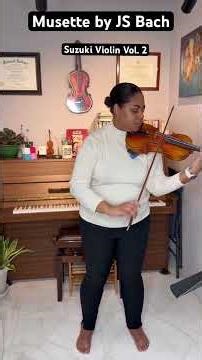 Practice With Me | Musette by JS Bach #suzukiviolinbook2