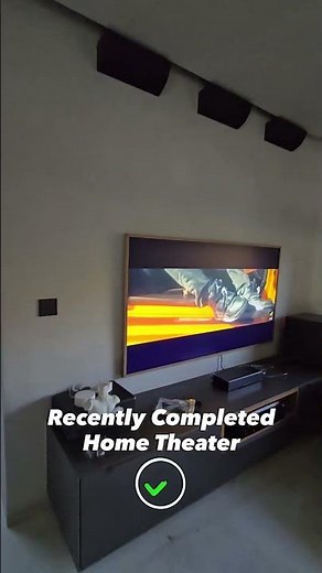 5.1 Channel Home Theatre Installation | Corner Speakers Setup #smarthome #hometheatersetup