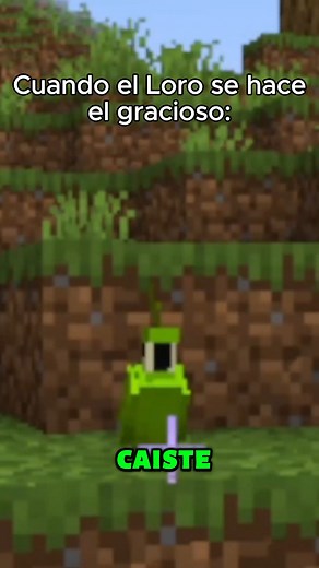 Cuando el Loro se hace el gracioso en Minecraft #minecraft #videosvirales #minecraftmemes #humor #fyp #minecrafthacks #minecraftmods | Soy Manuel