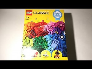 LEGO Classic 11005 "Creative Fun" Unboxing, Part Analysis, Speedbuild & Review