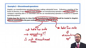 IFRS 5 - Discontinued operations - ACCA SBR | Free ACCA & CIMA online courses from OpenTuition