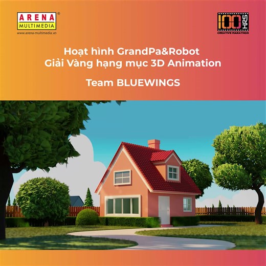 🏆 Giữa hàng trăm đội thi quốc tế, học viên Arena đã bứt phá và giành Giải Vàng Nhóm BLUEWINGS của Arena Multimedia đã xuất sắc chinh phục hạng mục 3D Animation Short Film tại cuộc thi sáng tạo toàn cầu 100hrs Creative Marathon. 🌍 Đây là “đấu trường” nơi các đội thi chỉ có 100 giờ để biến ý tưởng thành tác phẩm. Và BLUEWINGS đã chứng minh: học viên Arena đủ bản lĩnh, sáng tạo và kỹ năng để cạnh tranh sòng phẳng với thế giới. 🔥 Thành công này khẳng định: -Arena không chỉ dạy công cụ, mà còn đào