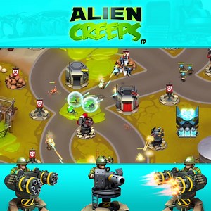 Enlist now to defeat the alien invaders! Will you survive this EXPLOSIVE strategy game?💥👽 | Alien Creeps TD