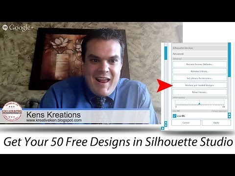 How to get your 50 Free Silhouette Studio Cut Files
