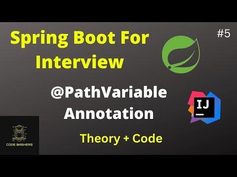 @pathvariable annotation in spring boot | SpringBoot Interview Series | Theory + Code | #5