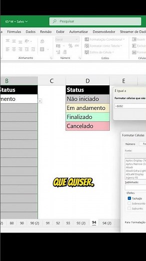 AMAZING: Learn how to create a PROFESSIONAL and FAST COLORFUL DROP-DOWN LIST! WATCH NOW! #excel #...