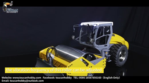 The 1/14 LESU H13Ii road roller is in stock now. On sales #LESU #rcmodel | Toucanhobby