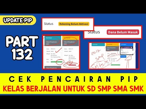 CHECK PIP DISBURSEMENT FOR CURRENT CLASS FOR ELEMENTARY, SMP, SMA, SMK PART 132