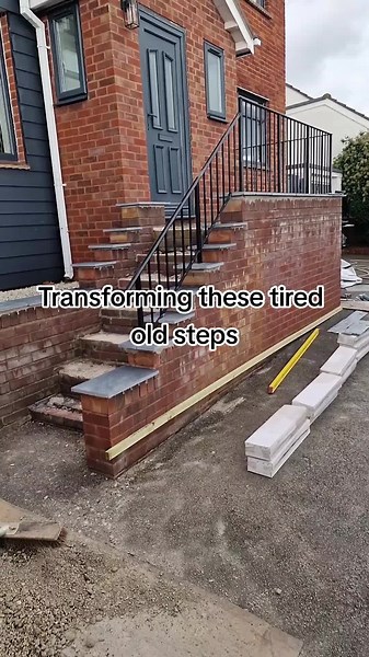 Transforming Tired Steps into Beautiful Landscaping