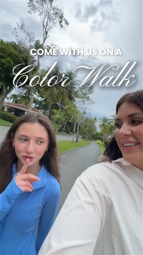 Have you guys ever done a Color Walk?! What color should we look for next? 👀🧡 #colorwalk | Cortney Swann