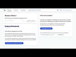 Tutoriel de prise en main de la plateforme Happyneuron Pro Web