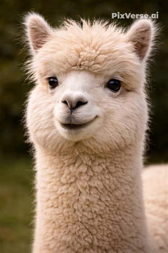 貴婦人#アルパカ #笑う #pixverse