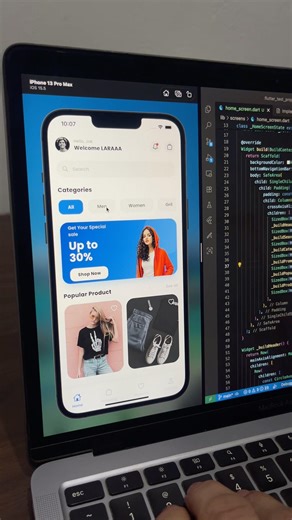 Flutter E-commerce App UI 🔥