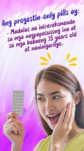 5.3K views · 17 reactions | Heard about progestin-only pills? They’re the type of oral contraceptive that’s often recommended for breastfeeding moms, women over 35 who smoke, those with high blood pressure, and anyone who can’t take estrogen. Progestin-only pills are super effective at preventing pregnancy—just make sure to take them correctly and consistently. Check this out for more info! https://bit.ly/3zdZvgF #TrustPH #WatsonsPH | Watsons | Facebook