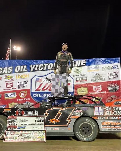 Rice Brothers Racing driver Josh Rice wins the Ralph Latham Memorial at Florence Speedway! | Lucas Oil Late Model Dirt Series
