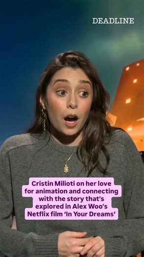Deadline | Cristin Milioti on her love for animation and how she connected with the story that’s explored in Alex Woo’s Netflix film #InYourDreams... | Instagram