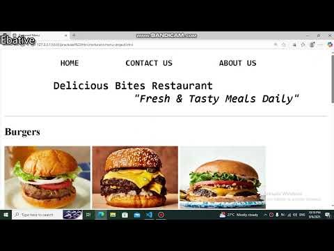 First project Using only Html