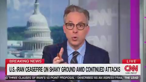 Tapper: The statement from Iran's supreme national security council did not fit the messaging that the Trump administration wanted to project. And instead of calling out the Iranian regime, President Trump attacked CNN by falsely claiming we made it up. We didn't make it up.