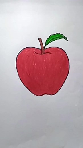 How to Draw Apple Step by Step for Kids