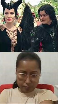 Maleficent crying for Aurora Angelina Jolie #angelinajolie #movieclips #shorts #shortvideo #reaction