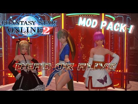 PSO2 NGS DEAD OR ALIVE MOD PACK 2023