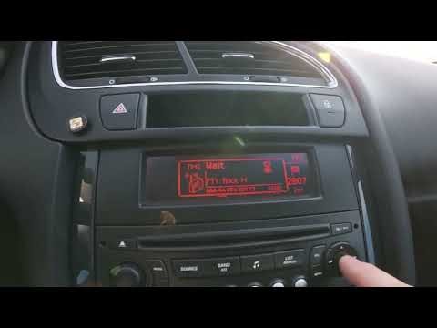 Peugeot 5008 I (2009-2016) — Cómo activar y configurar PTY en la radio
