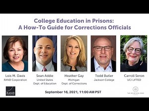 College Education in Prisons: A How-To Guide for Corrections Officials