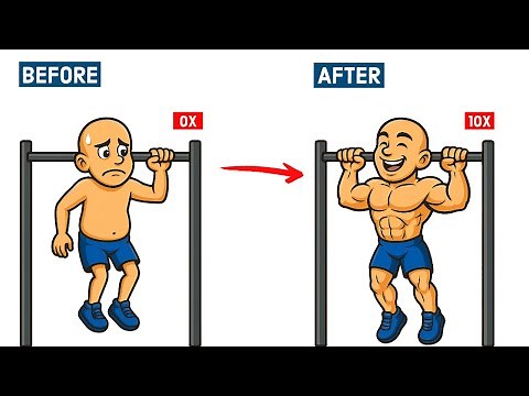 Go from 0 to 10 Pull-Ups FAST – Complete Progression Guide