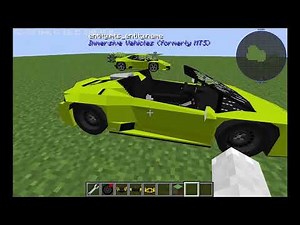 Minecraft java edition mod spotlight: immersive vehicles MTS CRAFTSPEED & POKER's MOD: PT1: LAMBOs