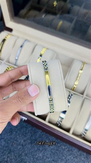 Stainless steel men's bracelet — sleek gift idea