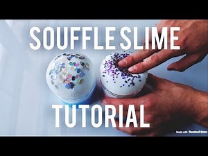 Easy Soufflé Slime Tutorial! DIY SOUFFLE SLIME!
