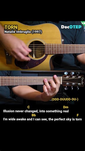 Torn - Natalie Imbruglia (1997) Easy Guitar Chords Tutorial with Lyrics Part 2 SHORTS REELS