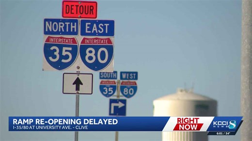 Safety issues push back reopening of I-35/80 University Avenue ramp