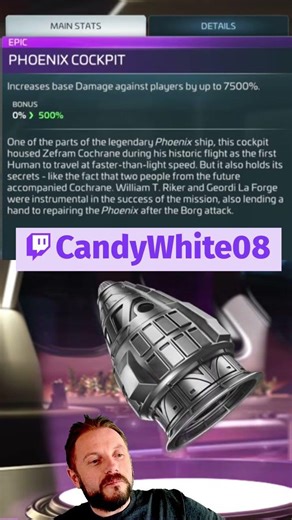 It looks like what? The Phoenix Cockpit Artifact. #stfc #startrekfleetcommand #gaming #startrek