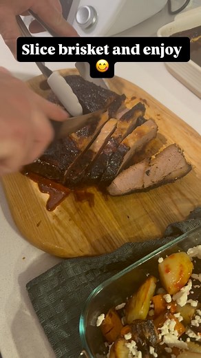 Sunday roast day at Springhill and on the menu this week was Springhill Brisket cooked in coffee and molasses sauce with baked potato, sweet potato, carrot, onion and beetroot topped with feta cheese #springhillbeefco #paddocktoplate #grassfedbeef #huntervalley #farmlife #cookingwithjody #heartymeal #coutrykitchen #springhill | Springhill Beef Co
