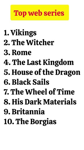 top Web series #netflix #shorts #viral