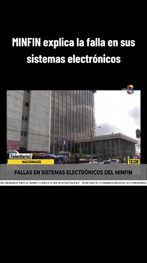 Fallas en sistemas electrónicos del Ministerio de Finanzas